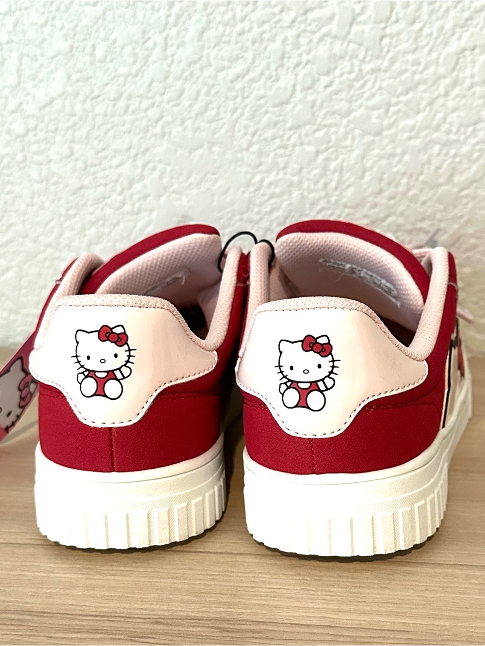 Hello Kitty Pink Sneakers with White Trim - Picture 4 of 7